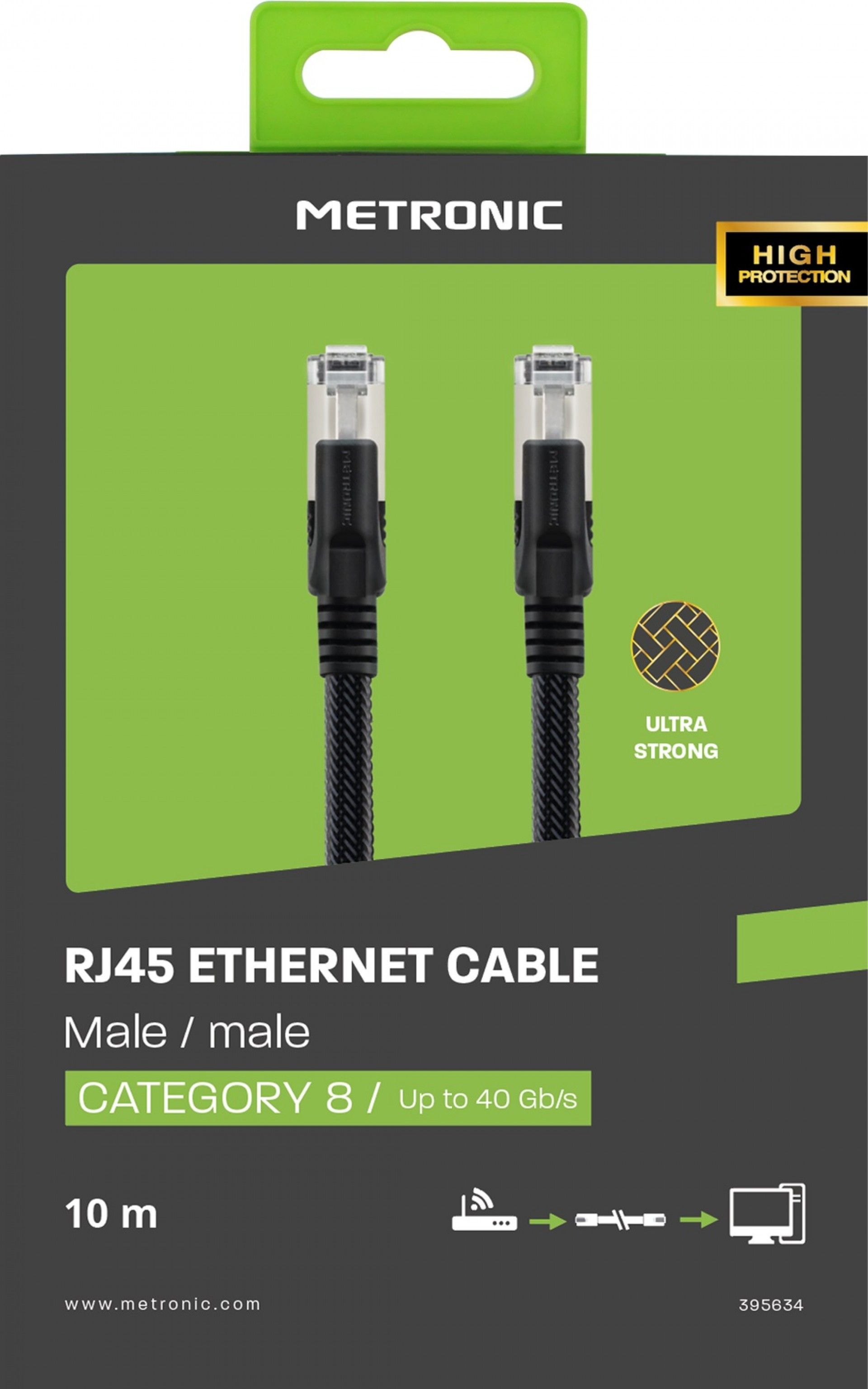 CABO DE REDE RJ45 CAT8 10MT