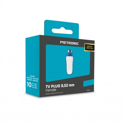 FICHA TV 9.52MM F BLINDADA BRANCA FICHA TV 9.52MM F BLINDADA BRANCA