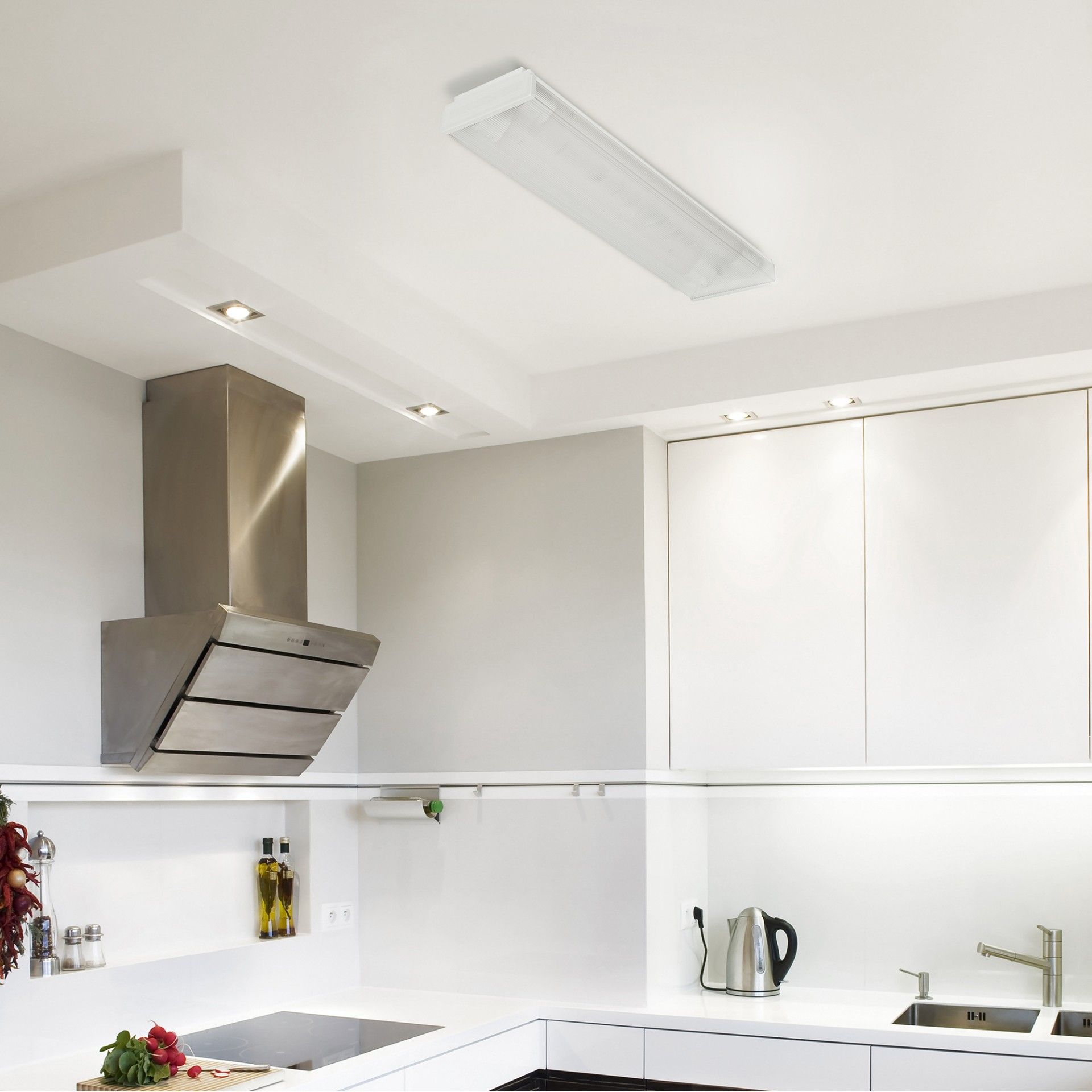 Armadura Prismática Quadrada 2x10w 60cm