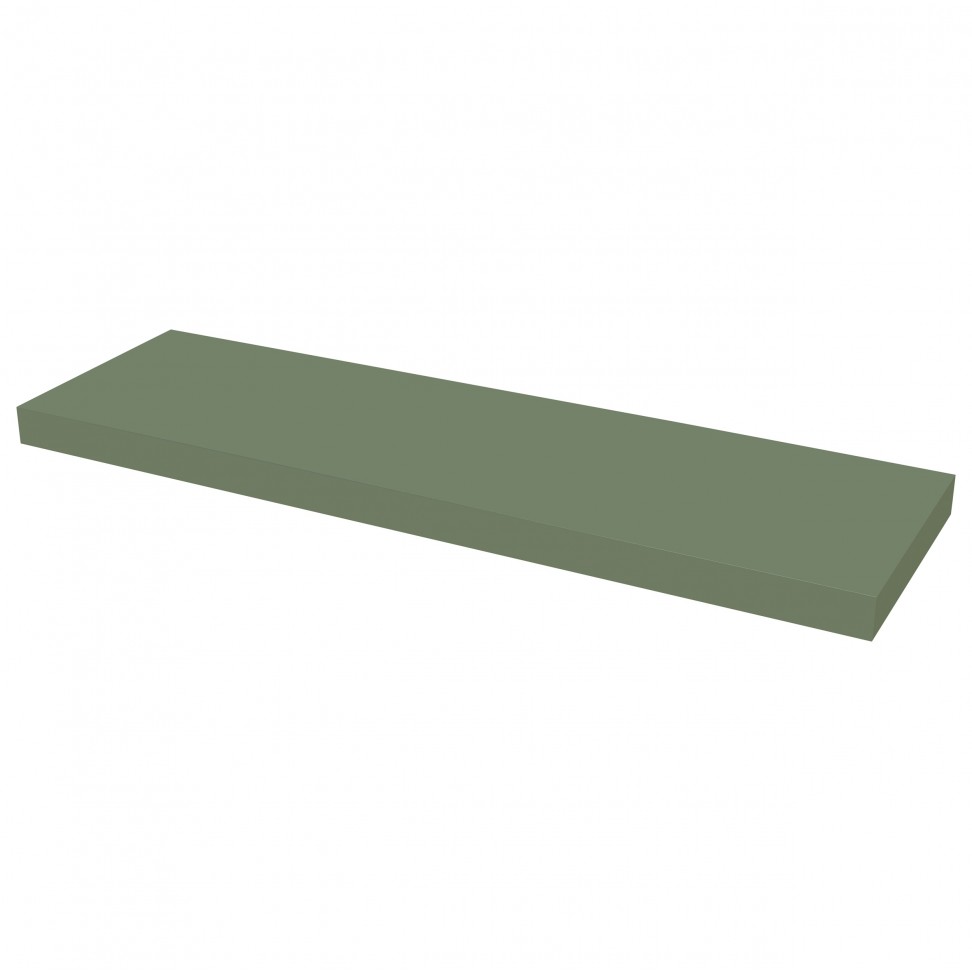 Prateleira Fixa��o Invis�vel 80x23.5x3.8cm Verde