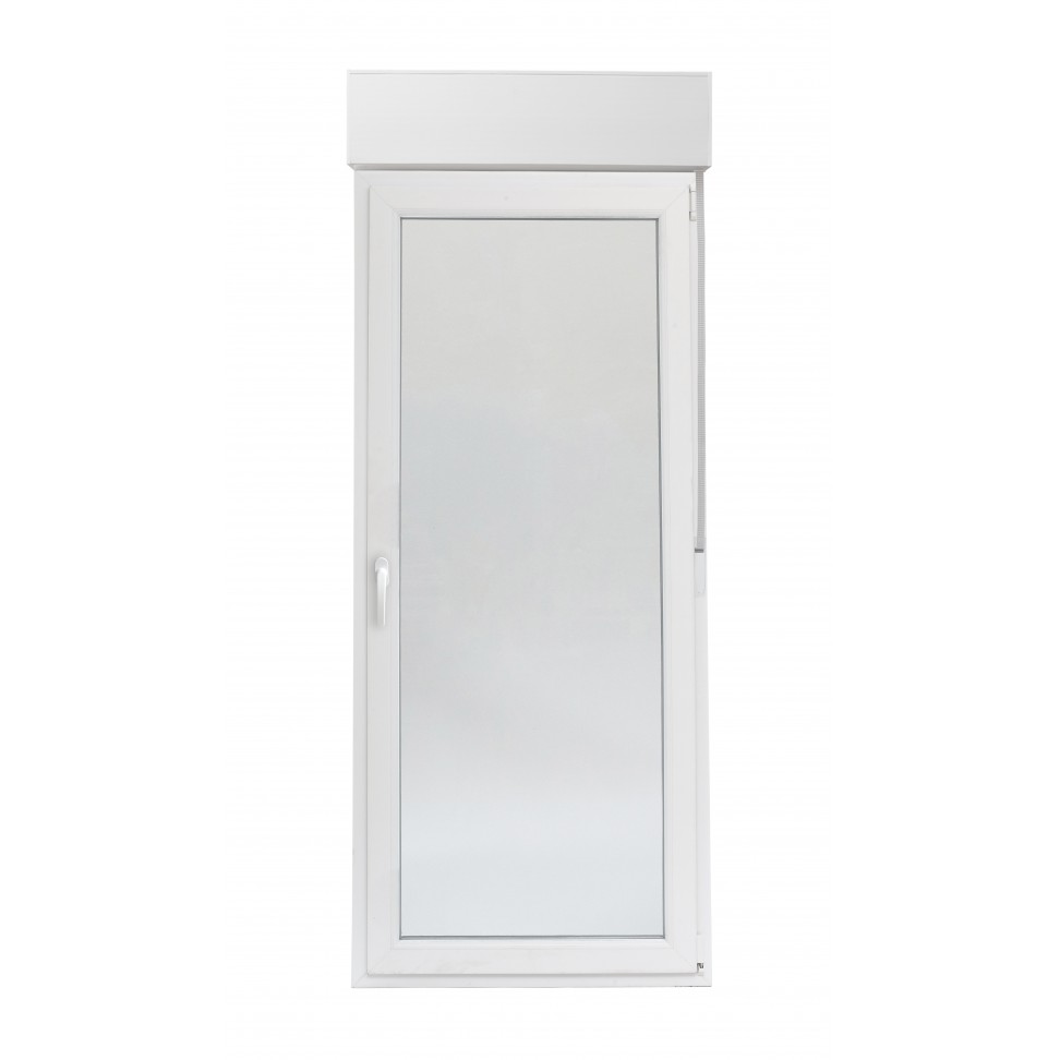 Janela Pvc 85x200+17 Vidro Direito Estore
