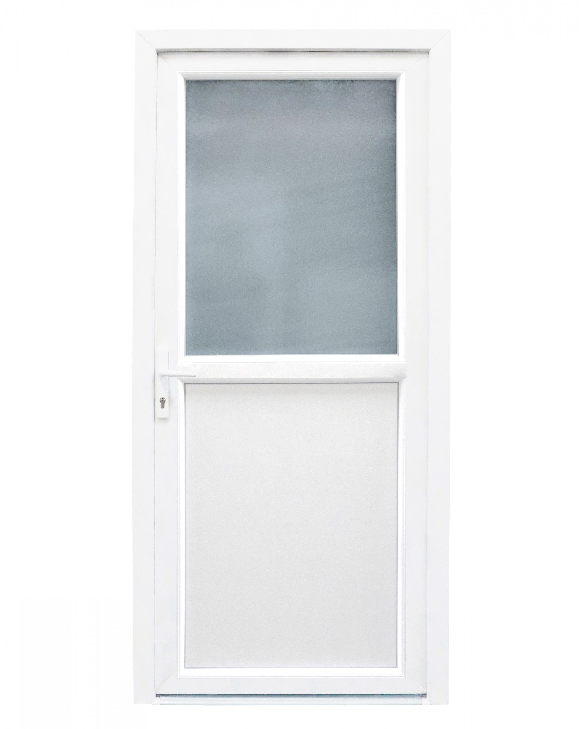 Porta Exterior Vidro Pvc 208x98cm Esquerda
