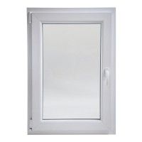Janela Pvc Branca Vidro 100x70cm Esquerda Janela Pvc Branca Vidro 100x70cm Esquerda