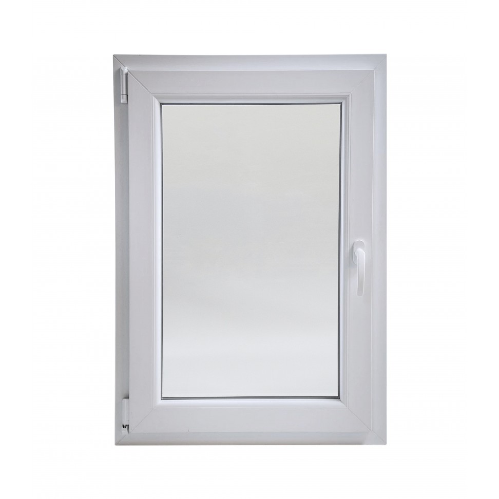 Janela Pvc Branca Vidro 100x70cm Esquerda
