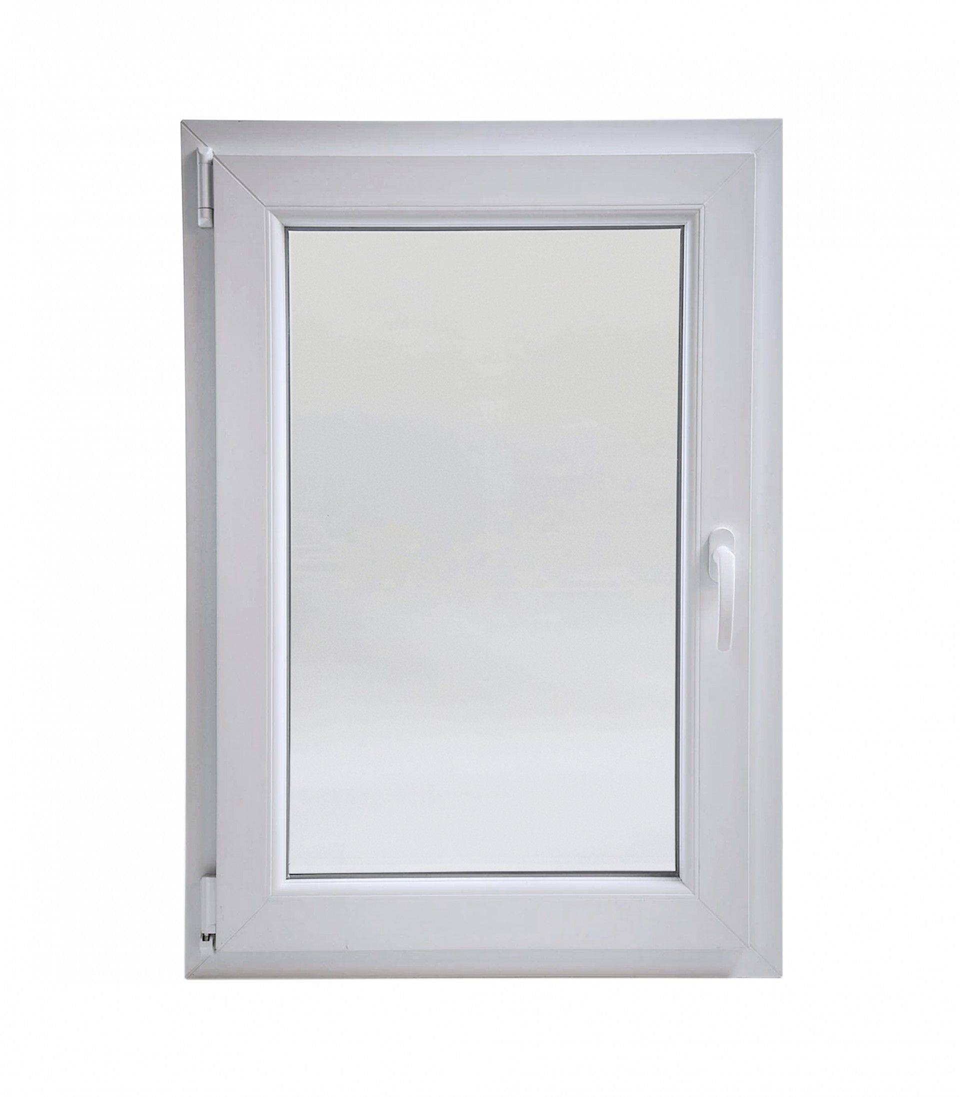 Janela Pvc Branca Vidro 100x70cm Esquerda