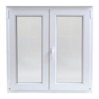 Janela Pvc Branca Vdro 100x90 2 Folhas Janela Pvc Branca Vdro 100x90 2 Folhas