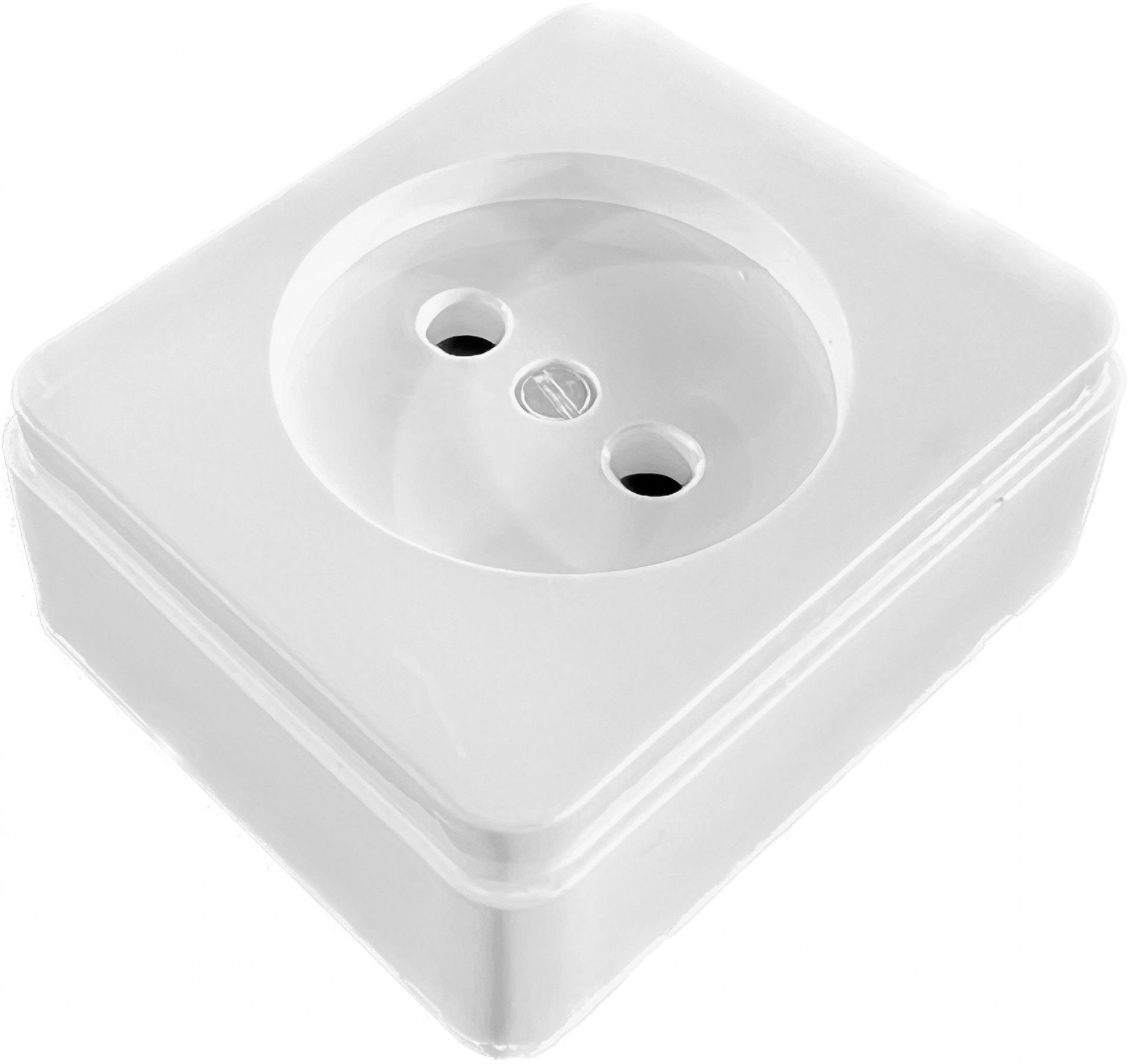 Tomada Simples Saliente Quadrado