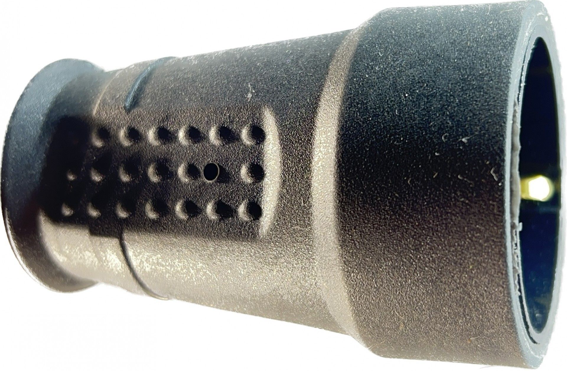 Ficha Schuko Borracha Femea 16a Preta