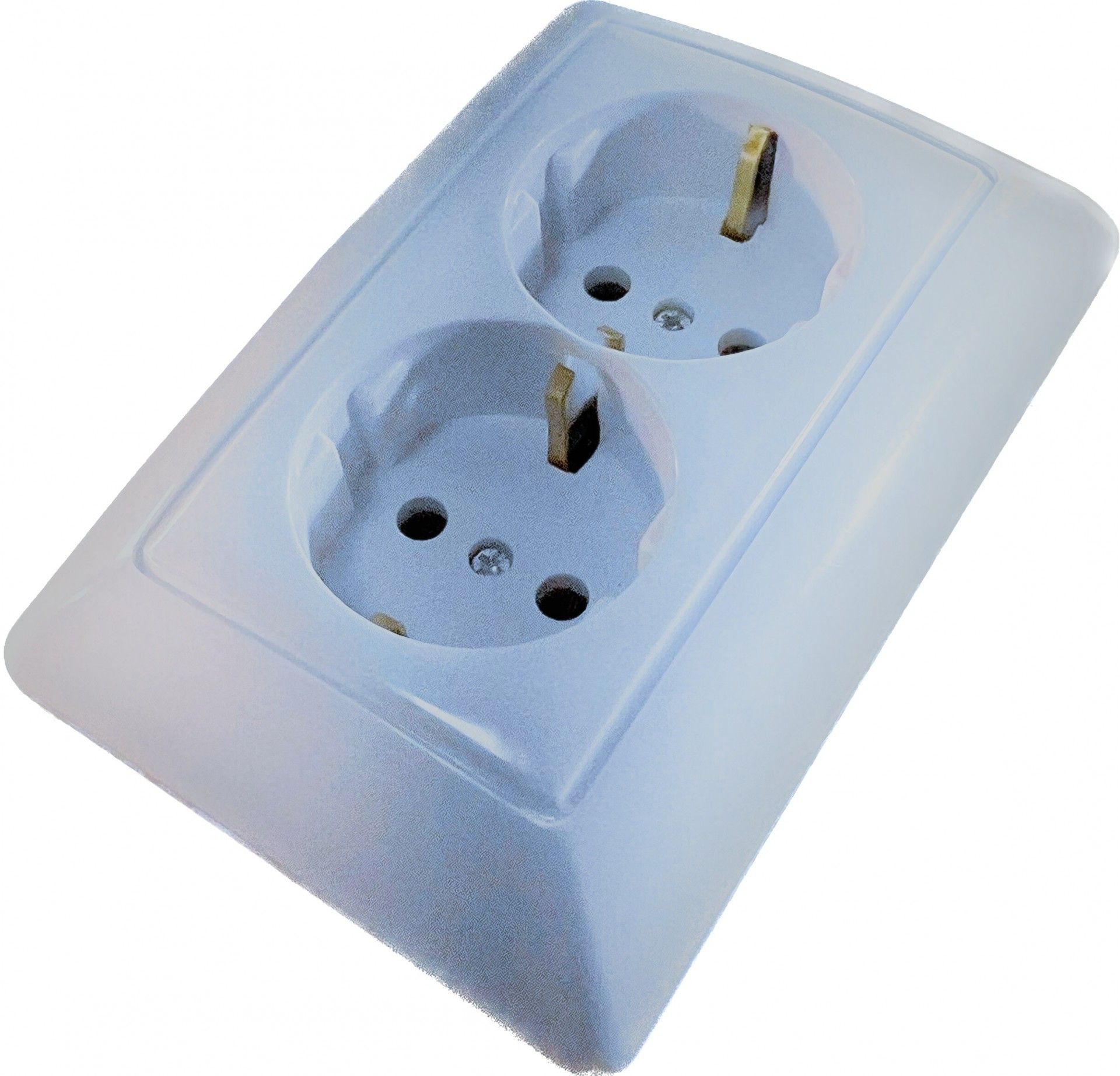 Tomada Dupla Schuko C/Centro