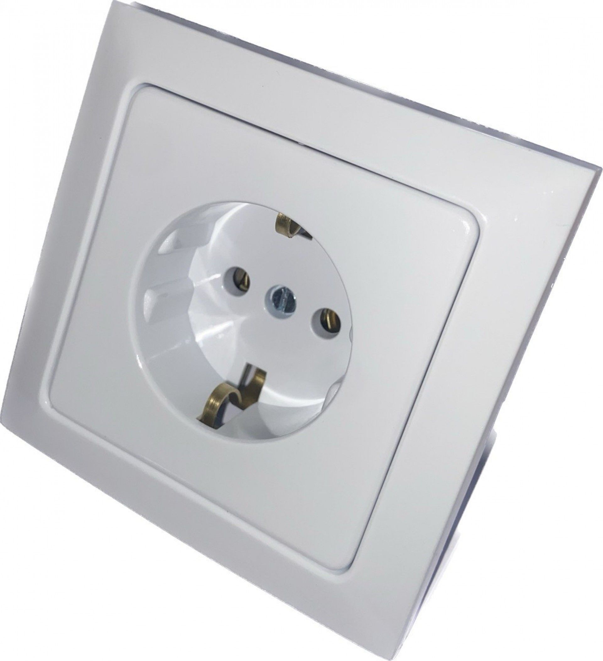 Tomada Quadrada Monofásica C/Centro