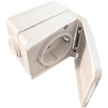 Tomada Exterior Schuko 2p+T Tomada Exterior Schuko 2p+T