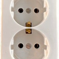 Tomada Saliente Dupla Monofásica C/Terra Tomada Saliente Dupla Monofásica C/Terra