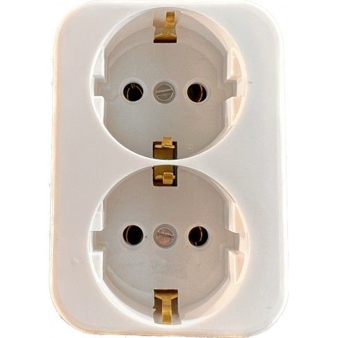 Tomada Saliente Dupla Monofásica C/Terra Tomada Saliente Dupla Monofásica C/Terra