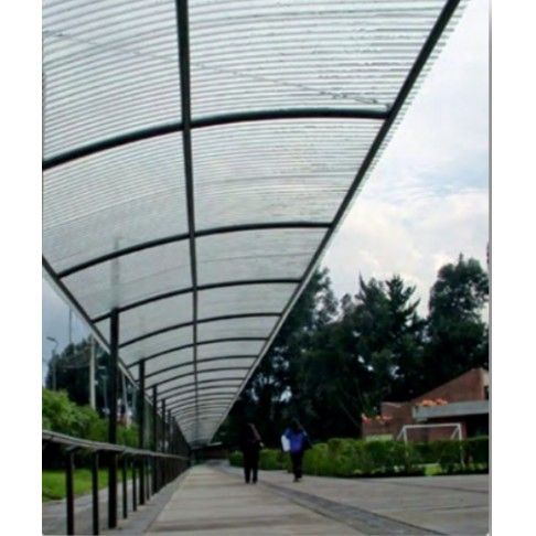 Policarbonato Compact Onda Cristal 76/18 3x1.265m Policarbonato Compact Onda Cristal 76/18 3x1.265m