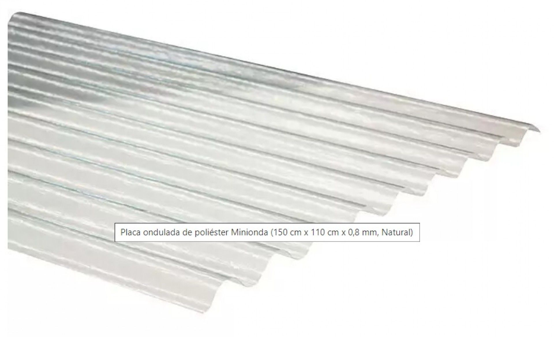 Policarbonato Compact Wave 177/51 2,5x1,097m