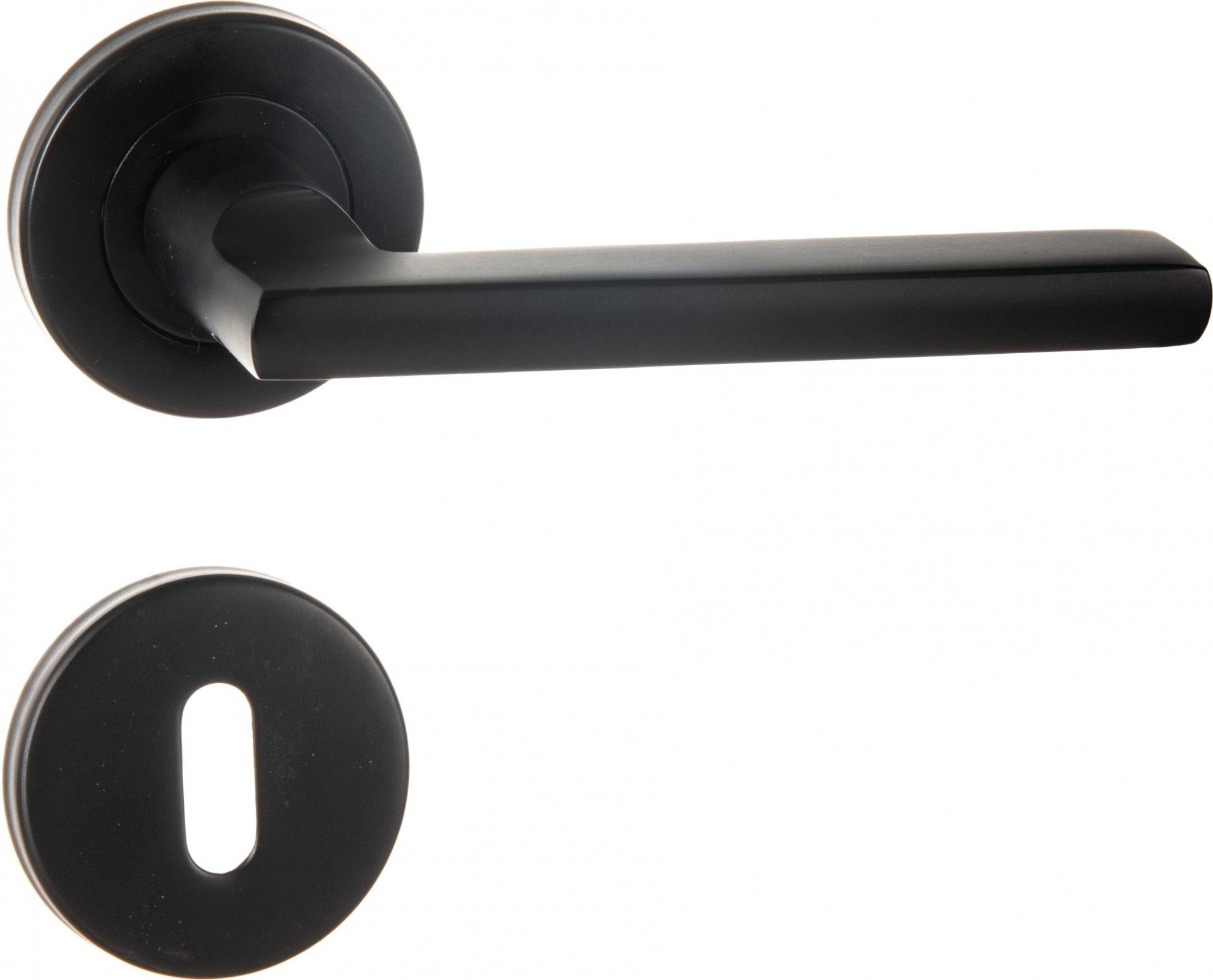 Puxador De Porta Roseta Preto 211