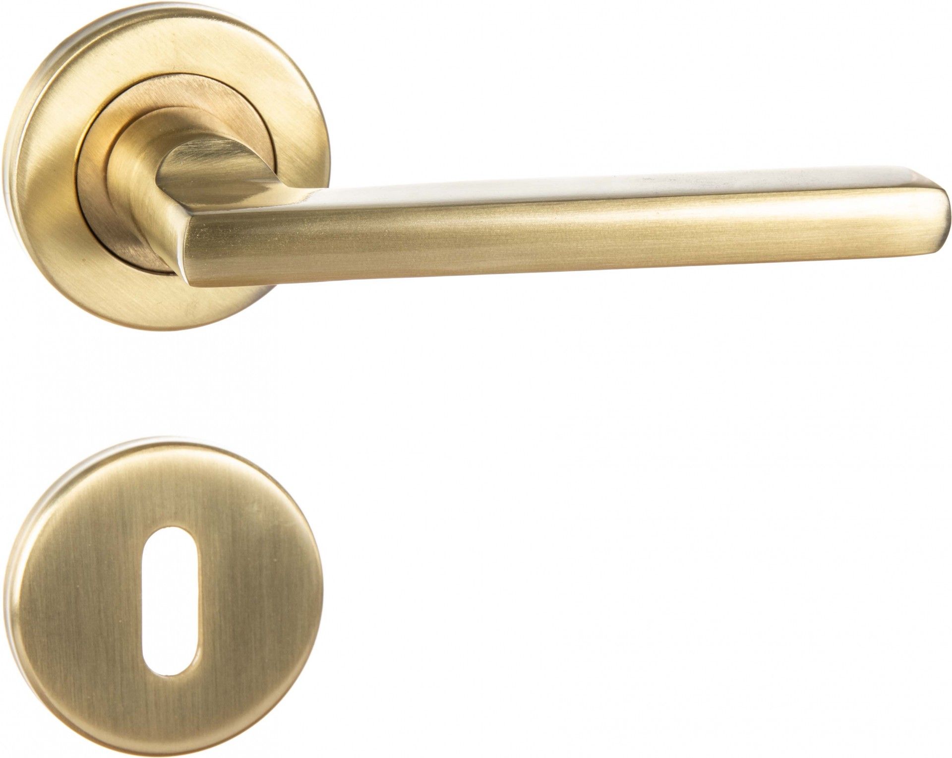 Puxador De Porta Roseta Latão 211