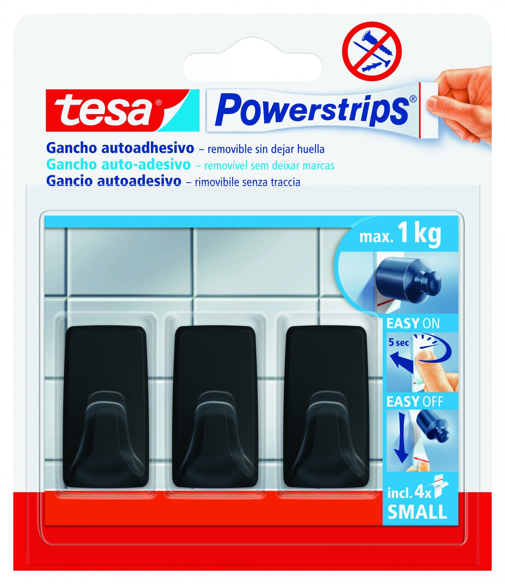 Prego Adesivo Preto P/Azulejos 1kg