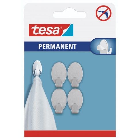 Cabides Adesivos Oval Metal 4UN Cabides Adesivos Oval Metal 4UN