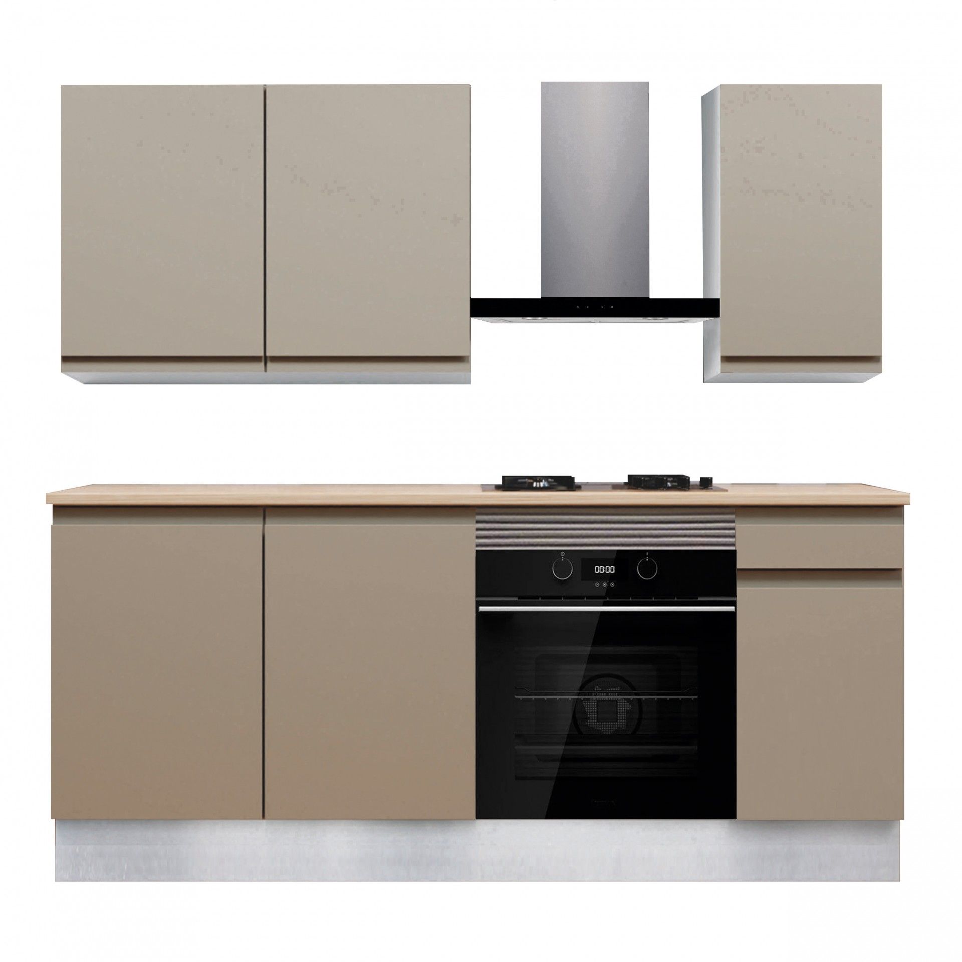 Cozinha PVC Cinza Pérola 2 metros