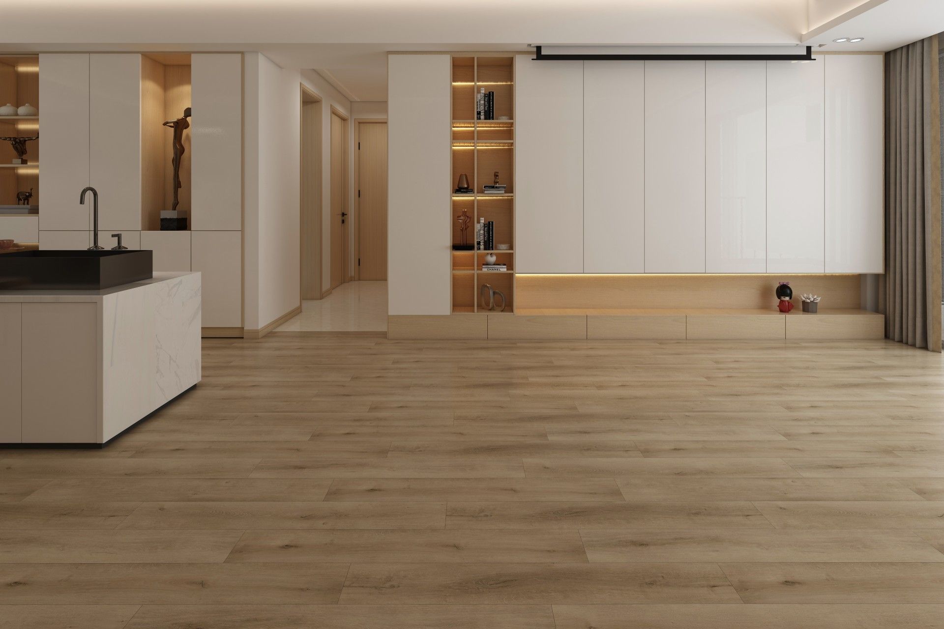 Pavimento Vinílico SPC C/Base 5mm Peniche Beige 2,22m2