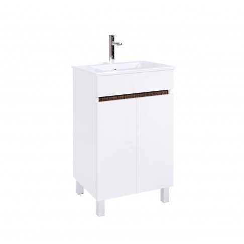 Conjunto Móvel Casa Banho IRIS Branco/ Wengué Conjunto Móvel Casa Banho IRIS Branco/ Wengué
