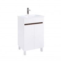 Conjunto Móvel Casa Banho IRIS Branco/ Wengué Conjunto Móvel Casa Banho IRIS Branco/ Wengué