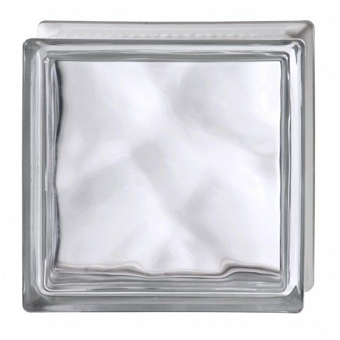 Tijolo Vidro Ondulado Transparente19x19x8cm Tijolo Vidro Ondulado Transparente19x19x8cm