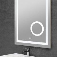Espelho Led Aumento 60x80cm Touch Sens 60x Espelho Led Aumento 60x80cm Touch Sens 60x