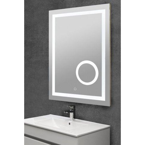 Espelho Led Aumento 60x80cm Touch Sens 60x Espelho Led Aumento 60x80cm Touch Sens 60x