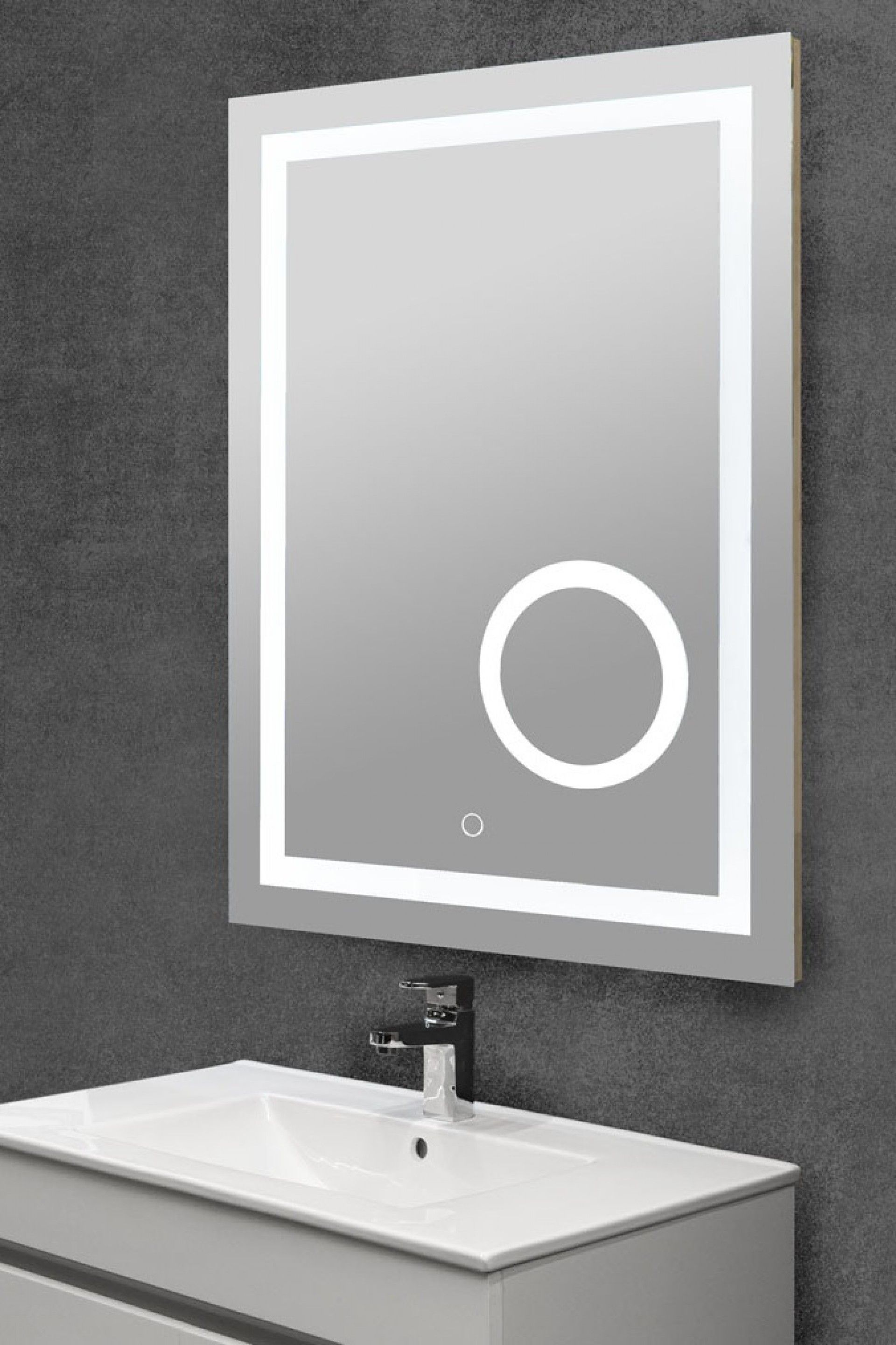 Espelho Led Aumento 60x80cm Touch Sens 60x