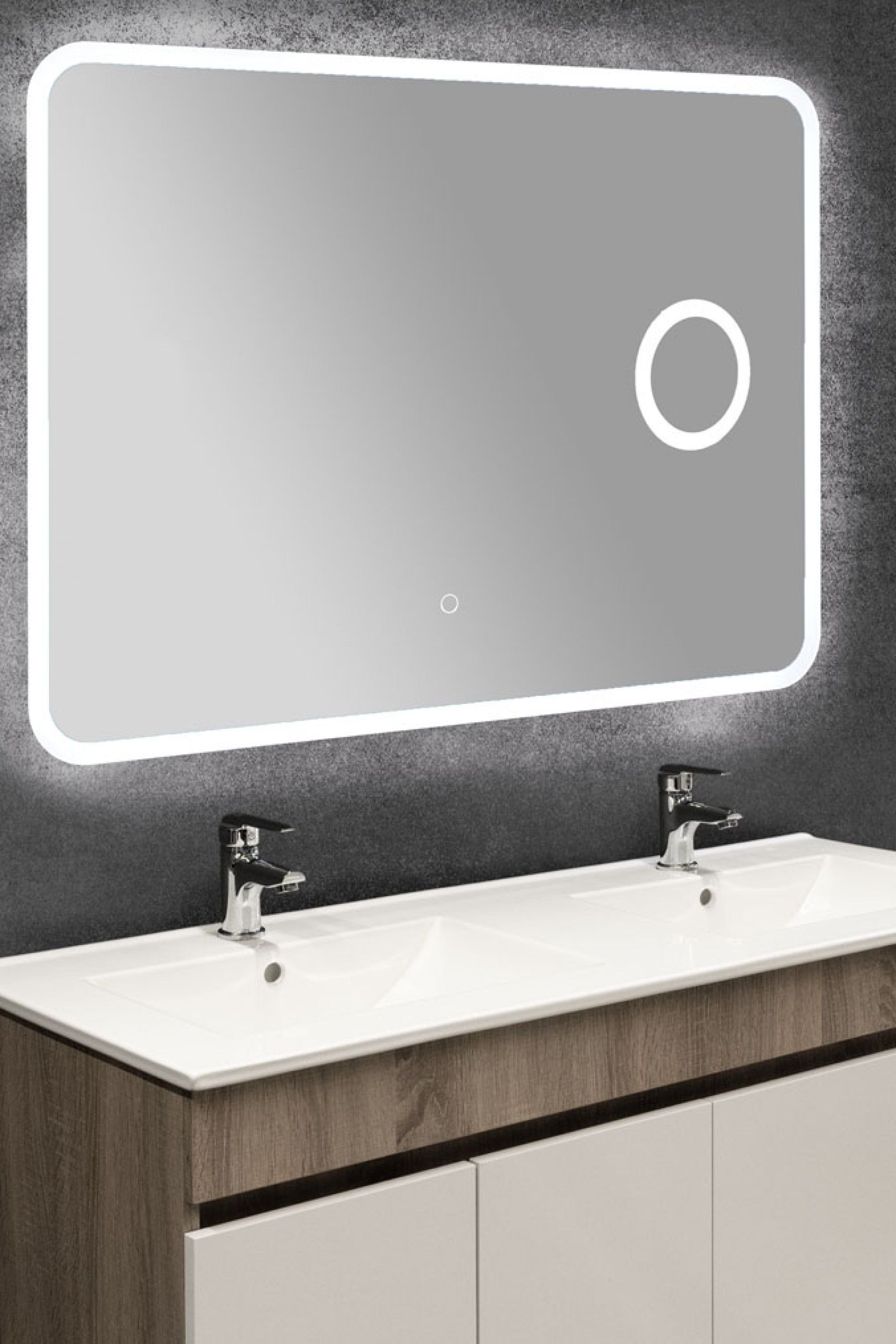 Espelho Led 80x60cm 3x Desembaciante