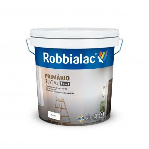 Primario Total 3em1 Interior/Exterior Robbialac 5l Primario Total 3em1 Interior/Exterior Robbialac 5l