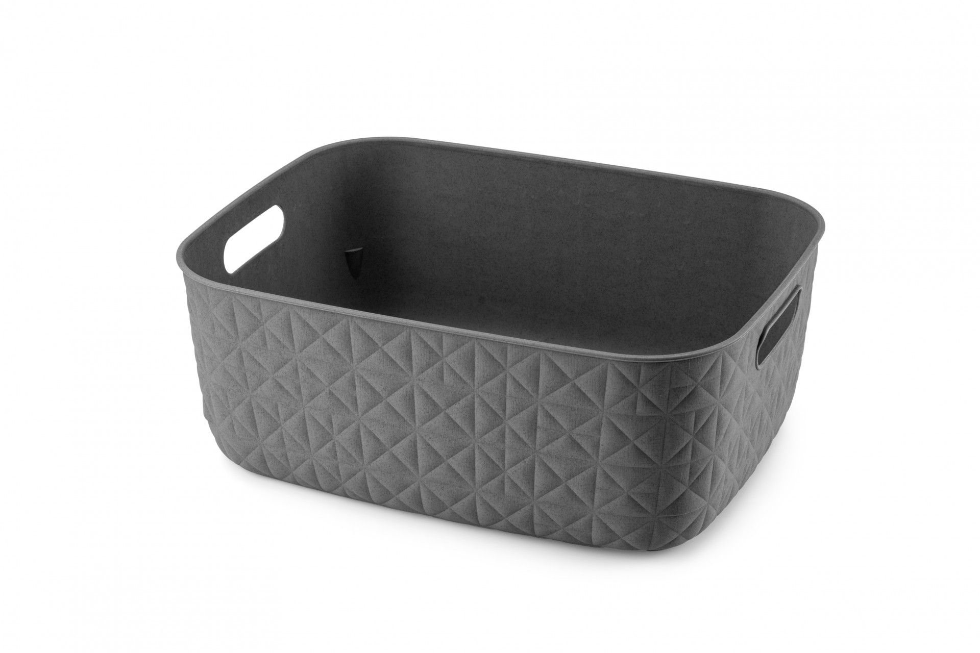 CESTO SOFTEX CINZA 12,5L 37,9X29,2X14,3CM