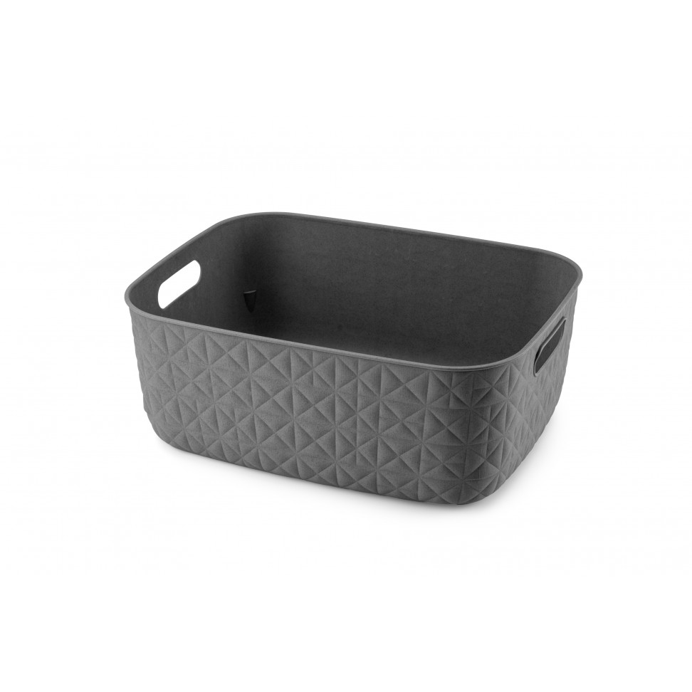 Cesto Softex Cinza 12,5l 37,9x29,2x14,3cm