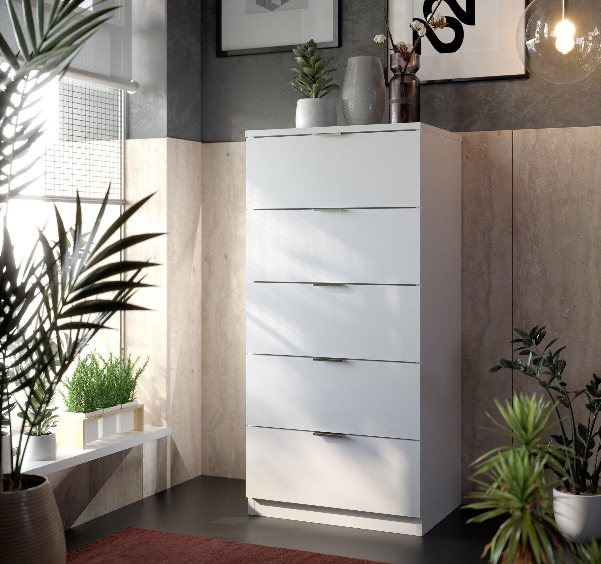 CAMISEIRO PARIS 5 GAVETAS