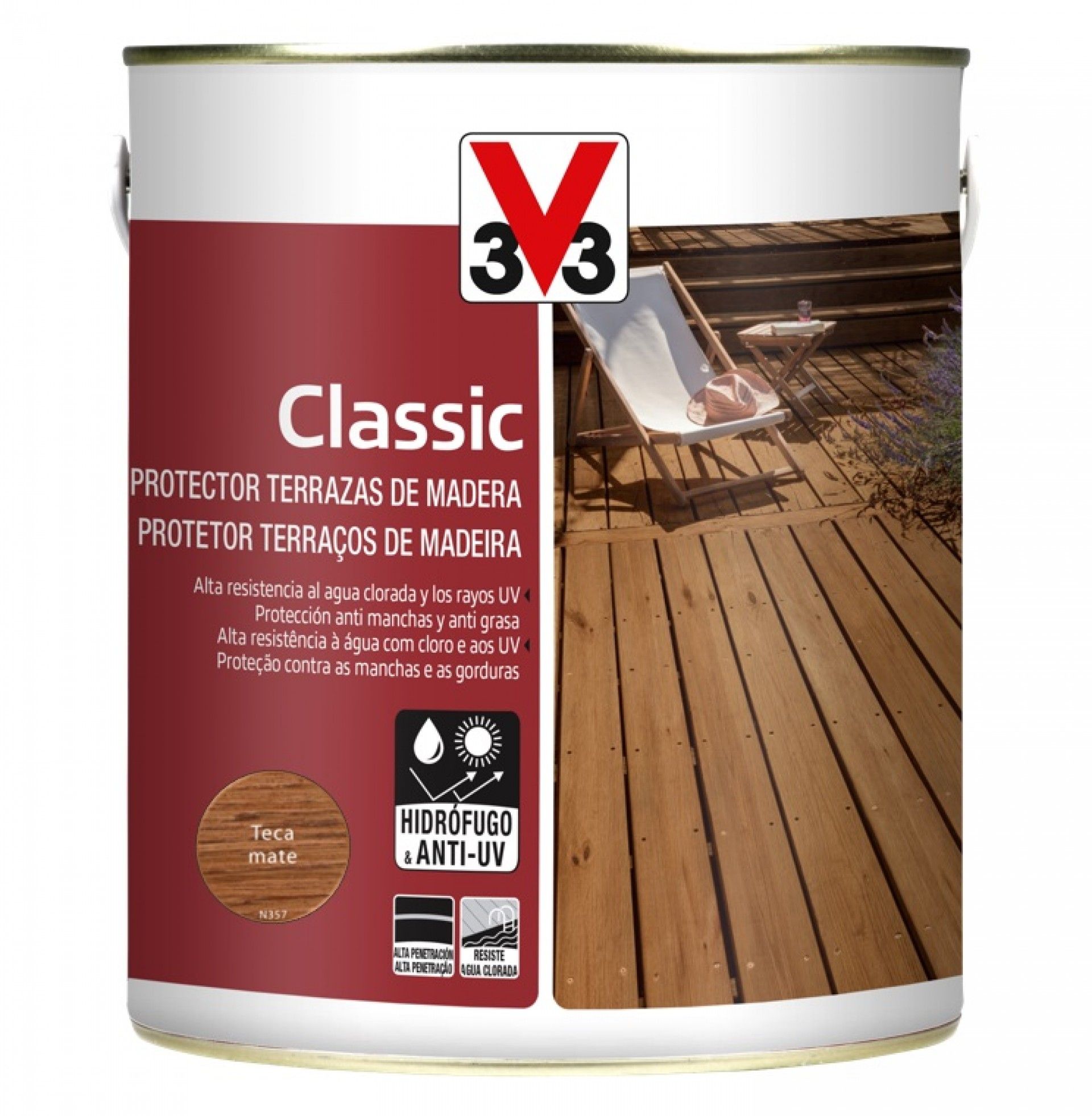 Proteção Terraço Madeira Maritimo Teca 1L