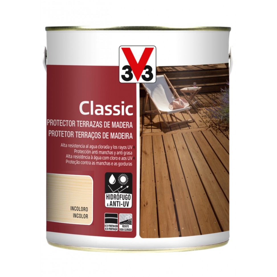 Prote��o Terra�o Madeira Maritimo Incolor 1L