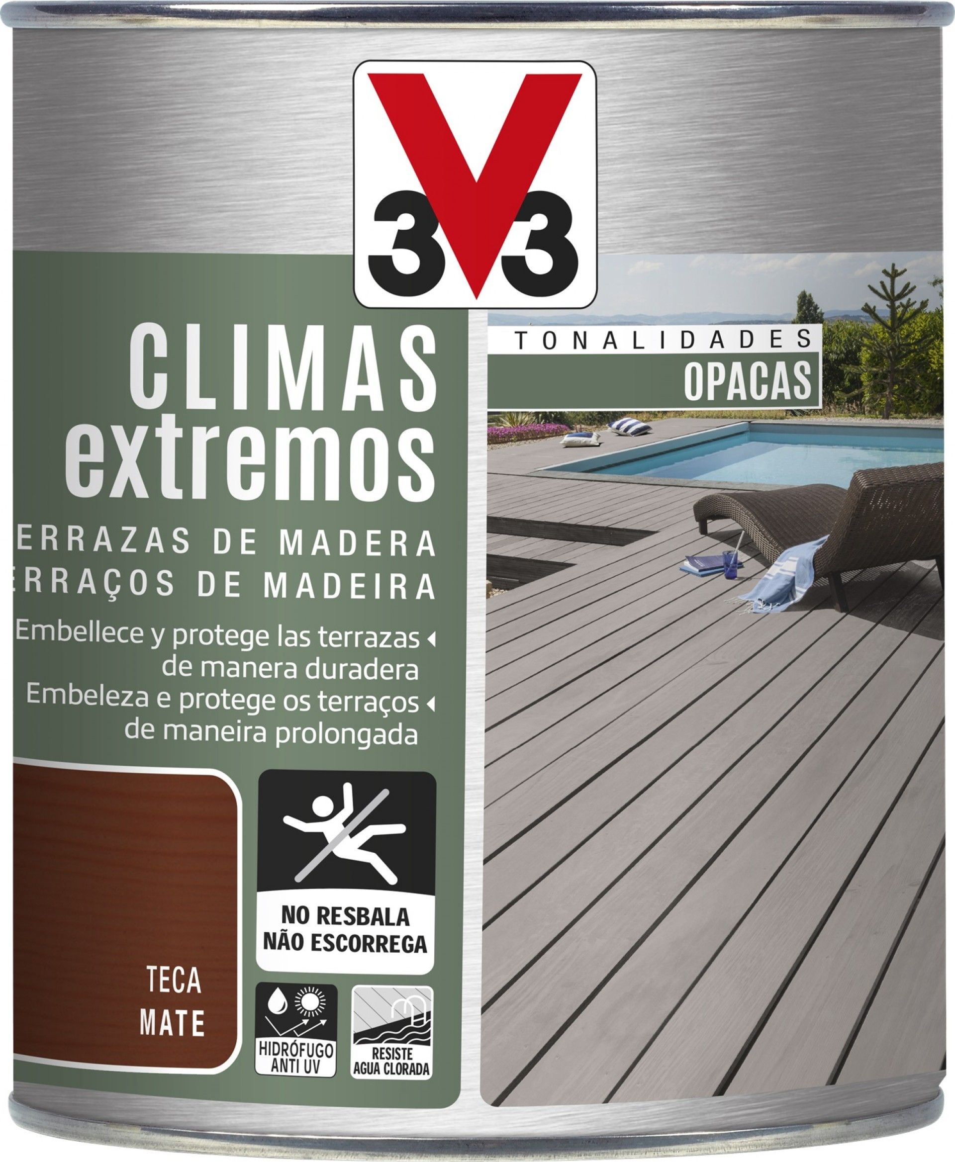 Proteção Terraço Climas Extremos Aqua Mate Teca 0,75l
