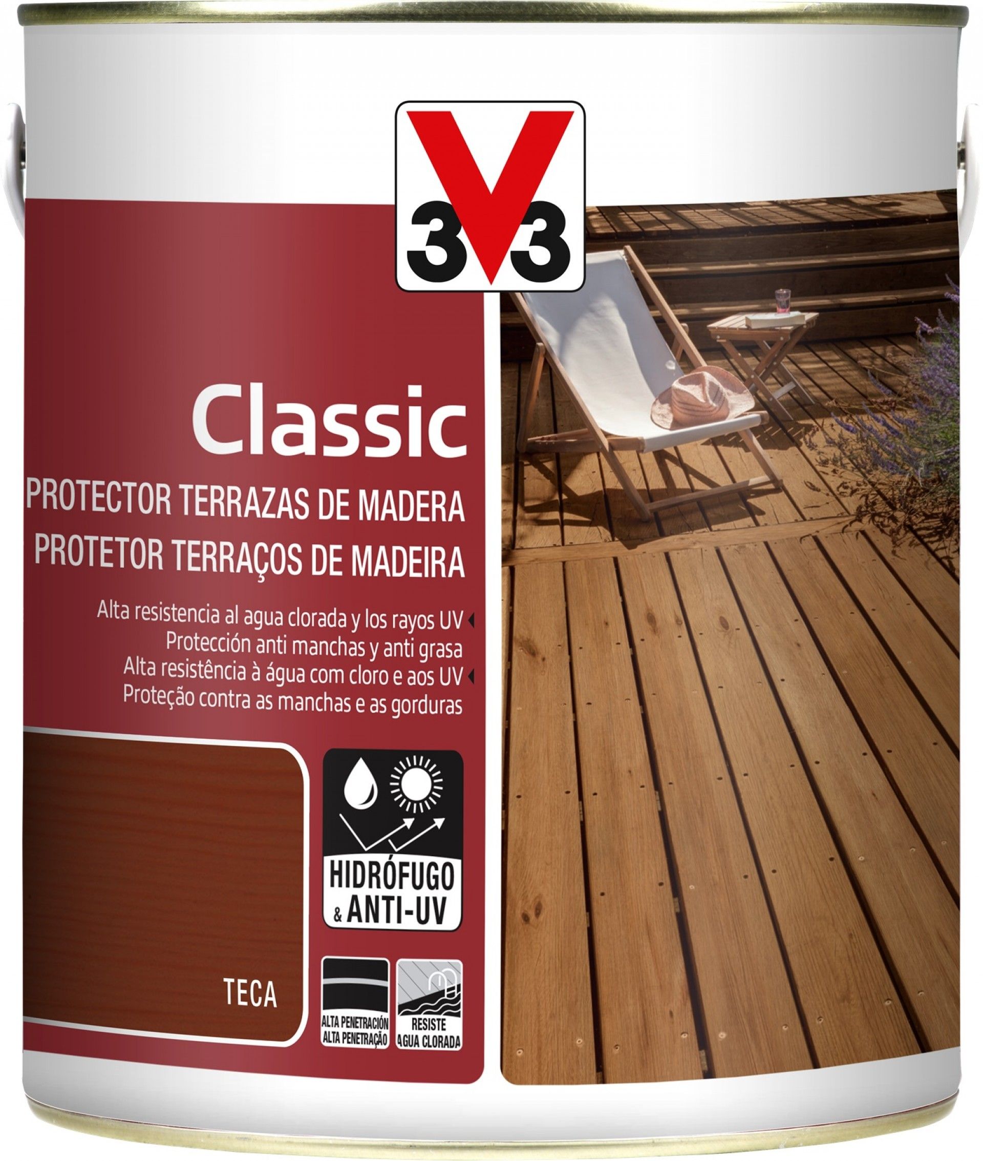 Protreção Terraço Madeira Maritimo Teca 2,5l