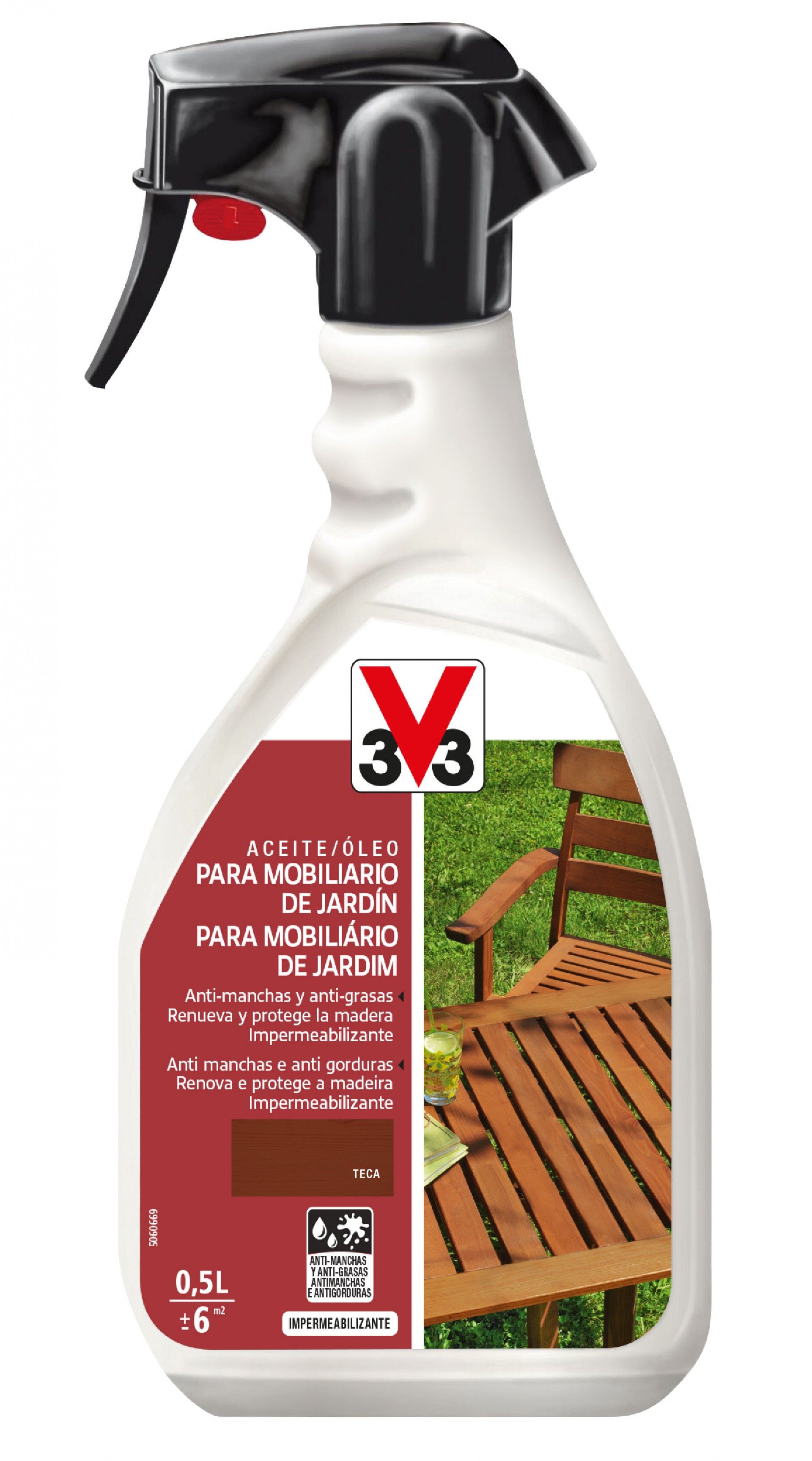 ÓLEO TECA V33 SPRAY TECA 500ML
