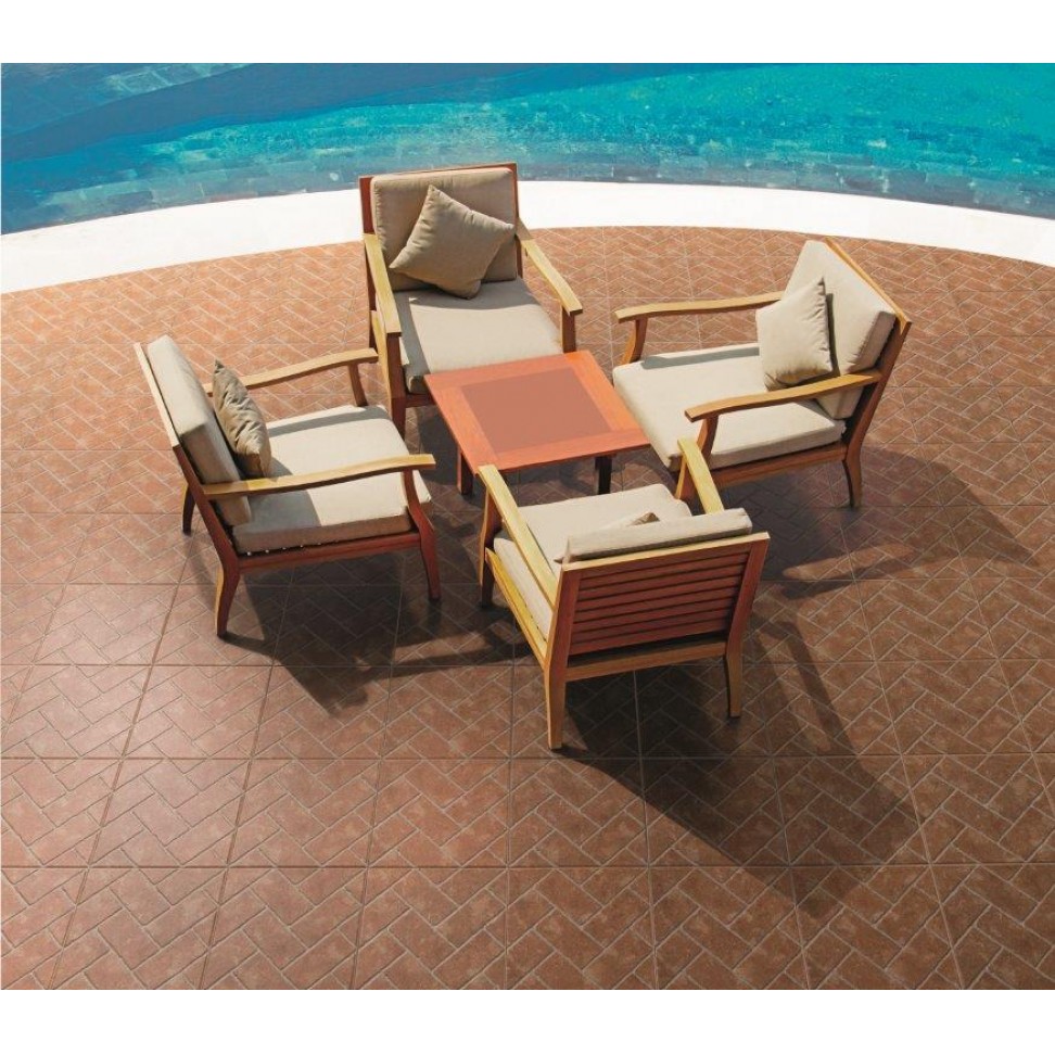 Porcel�nico Dalle Brown 33x33 Cx.1m2