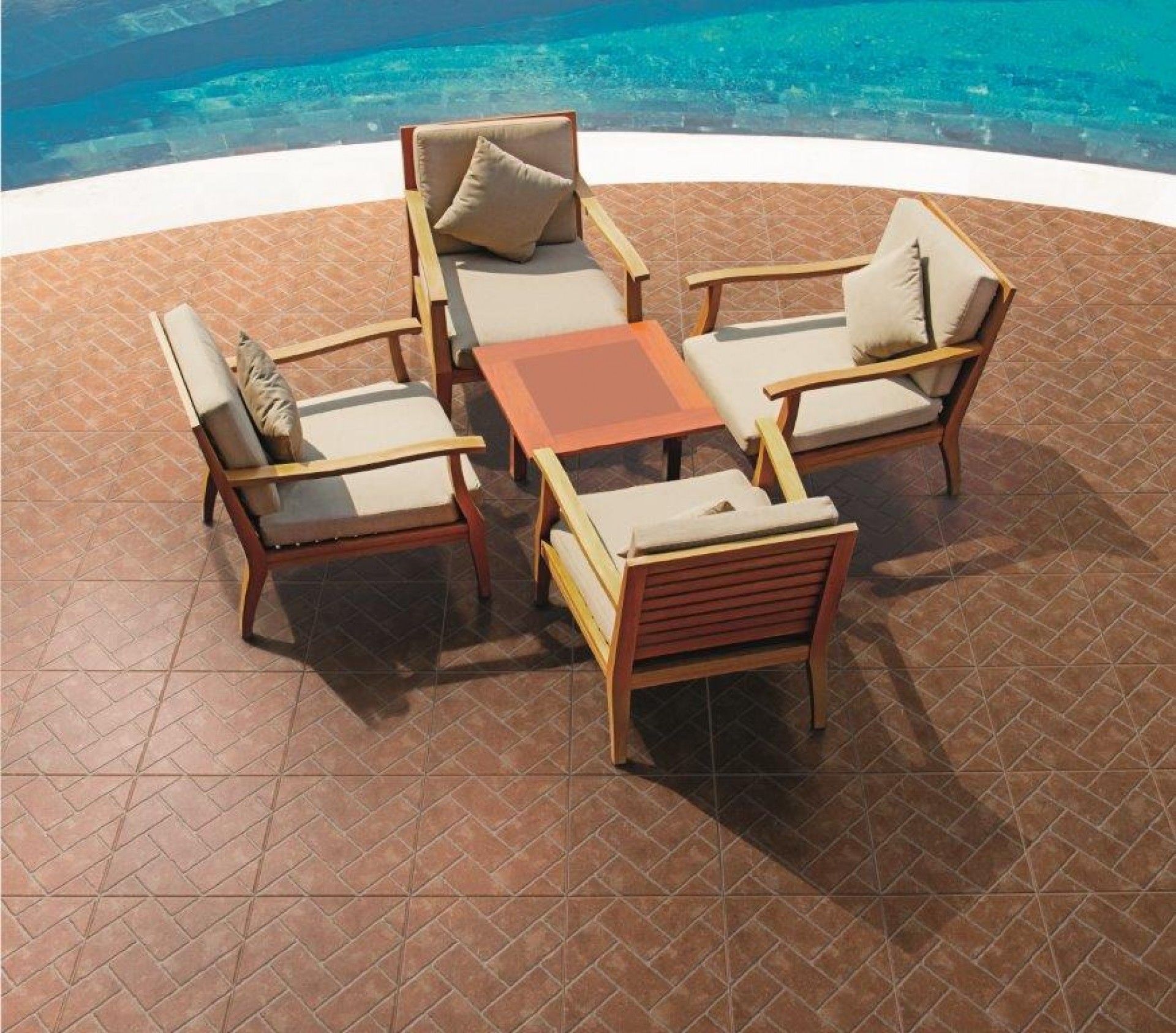 PORCELÂNICO DALLE BROWN 33X33 CX.1M2