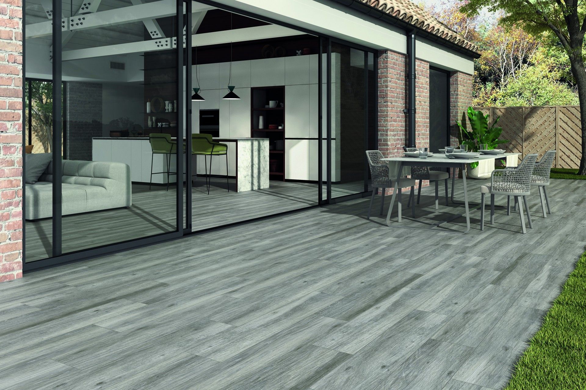 PORCELÂNICO ATELIER GRIS ANTIDESLIZANTE 23,3X120 CX.1,68M2