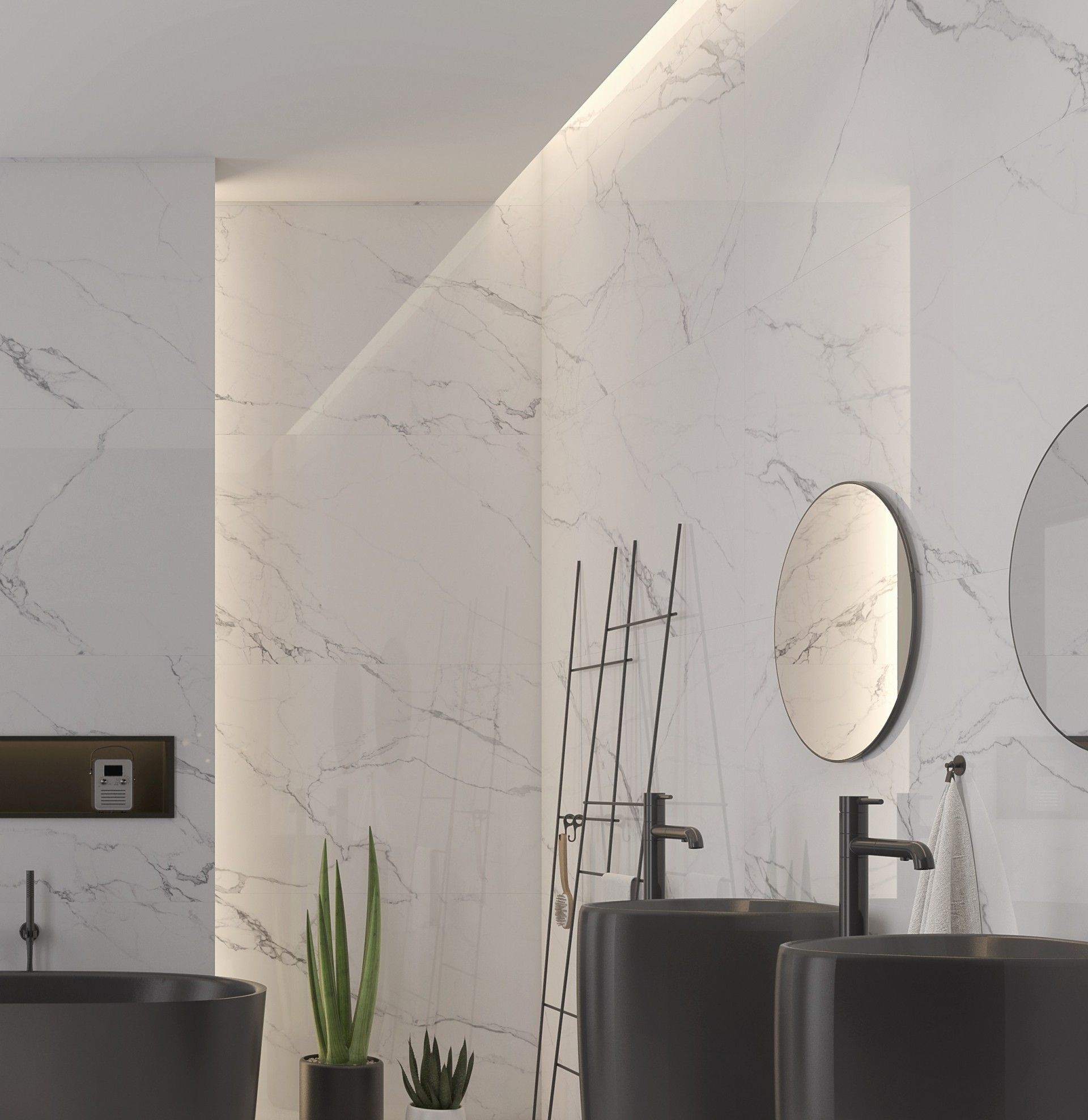 PAVIMENTO E REVESTIMENTO MYSTERY WHITE 45X90 CX.2,03M2