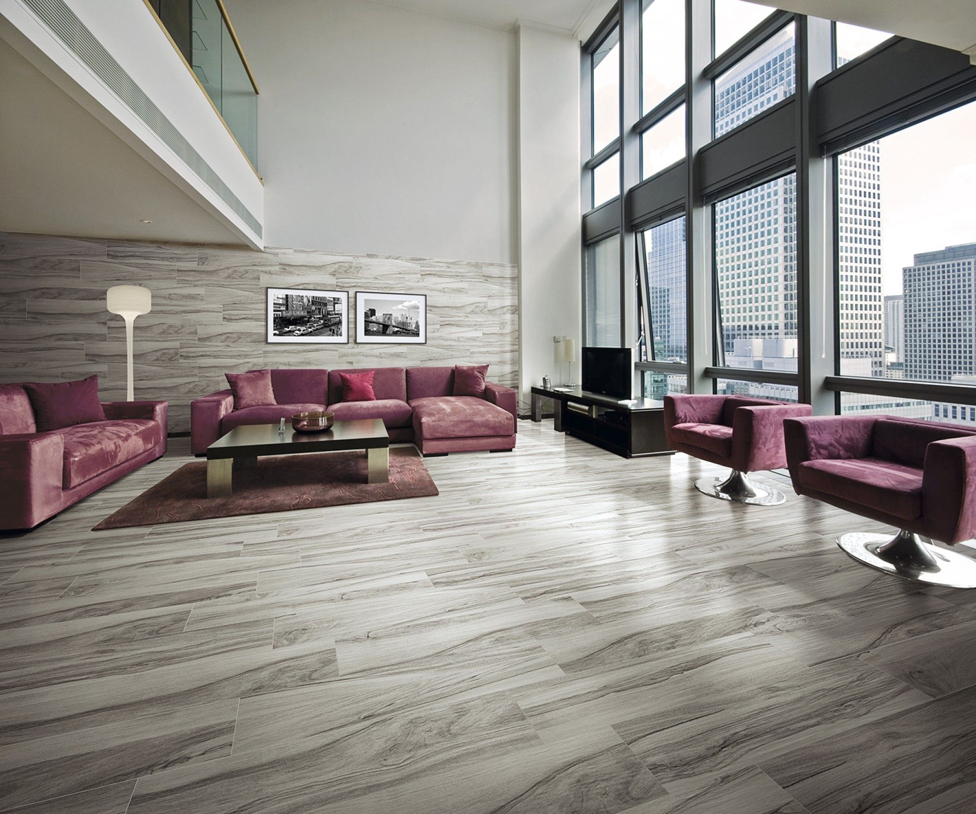 PAVIMENTO SAUCO GRIS 24X95 CX.1,37M2