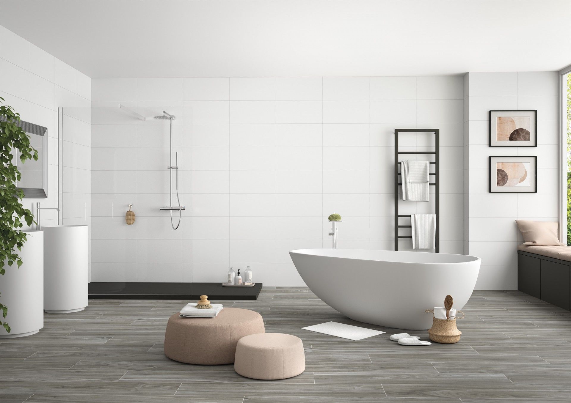 REVESTIMENTO BRANCO MATE 30X60 CX.1,80M2