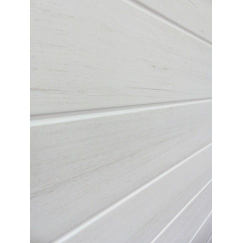 LAMBRIM PVC BRANCO RSTICO 2600X375X8MM CX.3,9M2