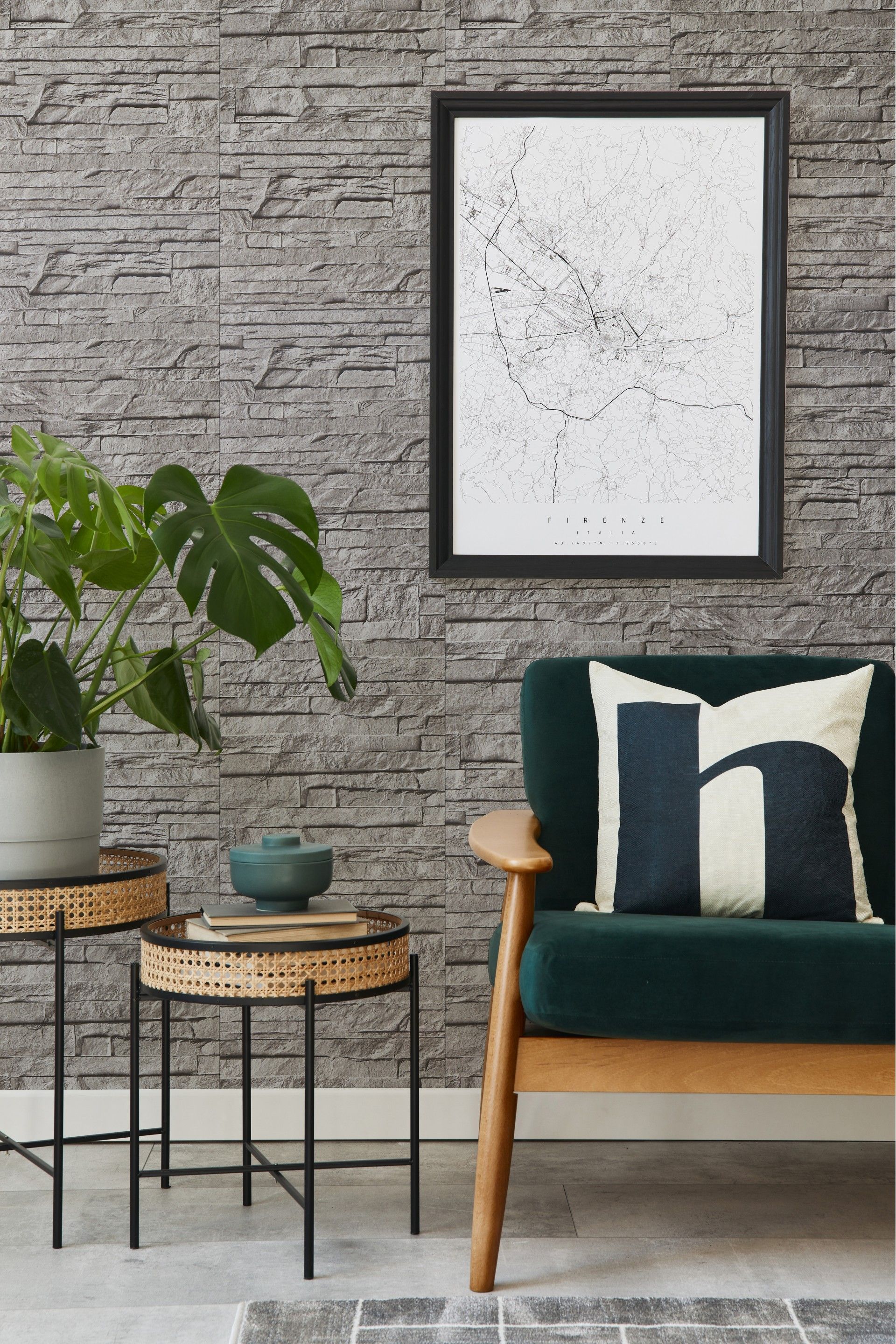 LAMBRIM PVC GREY 2600X375X8MM CX.2,925M2