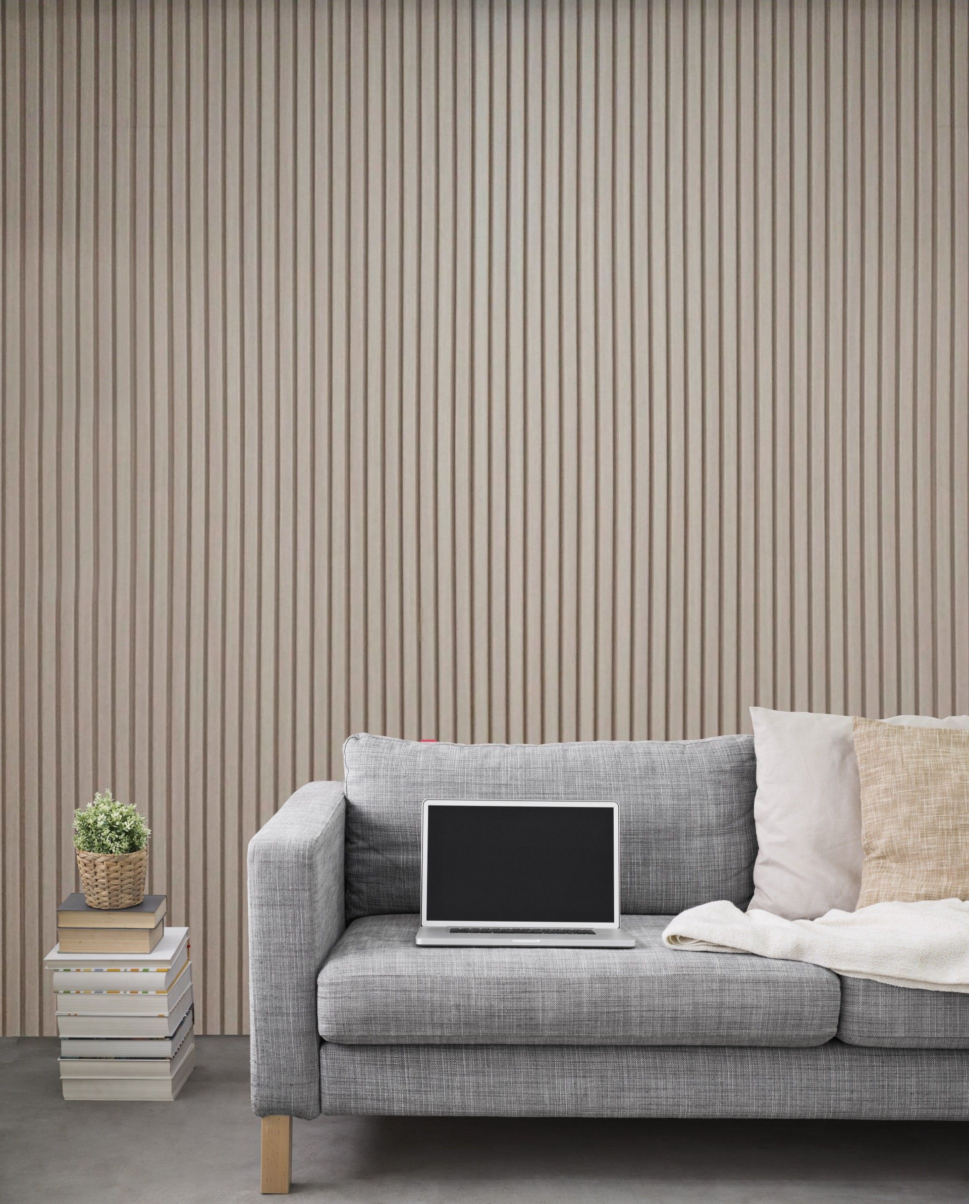 PAINEL RIPADO MDF NATURAL 2750X88X12MM CX.1,21M2